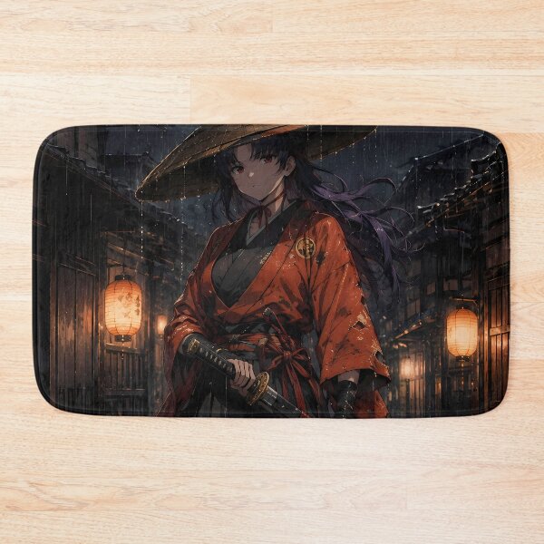 Item preview, Misato Katsuragi Neon Genesis Evangelion Rainy Samurai Alley designed and sold by mildaclairmo.