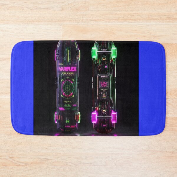 Item preview, Cyberpunk Skateboard Concept - Front & Back Tech View designed and sold by JMAVILA ART.
