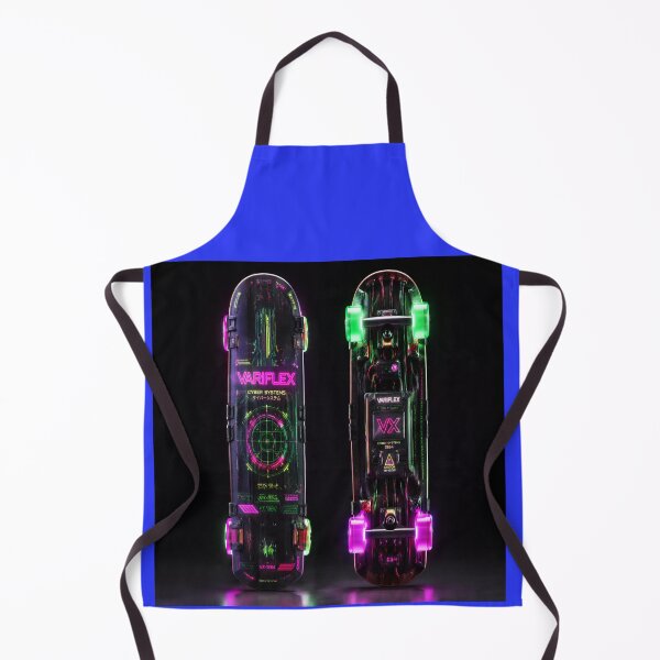 Item preview, Cyberpunk Skateboard Concept - Front & Back Tech View designed and sold by JMAVILA ART.