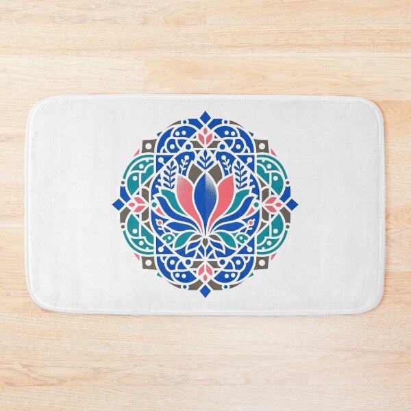 Item preview, Blue Lotus Mandala Sacred Geometry Pattern designed and sold by Owcomm.