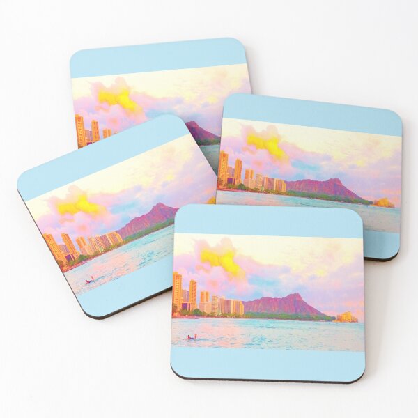 Item preview, Waikiki Surfing and Sunset III designed and sold by R-F-B.