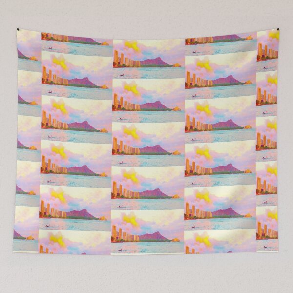 Item preview, Waikiki Surfing and Sunset III designed and sold by R-F-B.