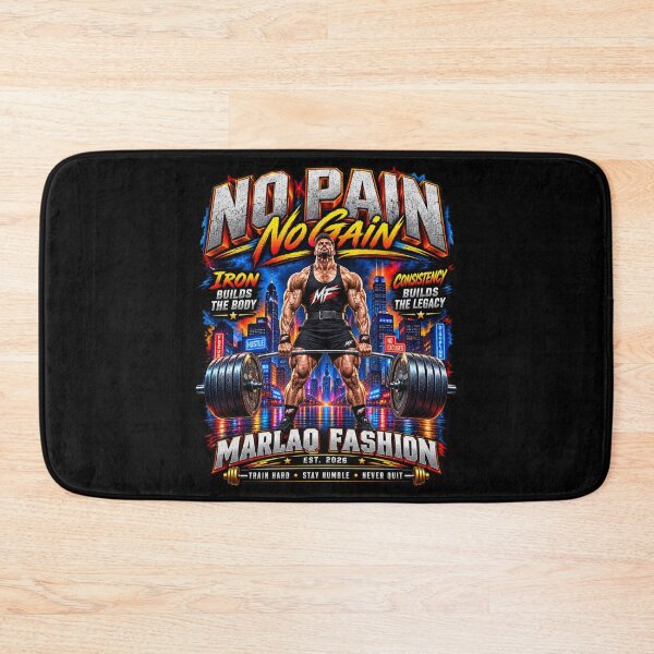 Item preview, No Pain No Gain Marlaq Fashion Gym Streetwear designed and sold by Marlaq fashion .