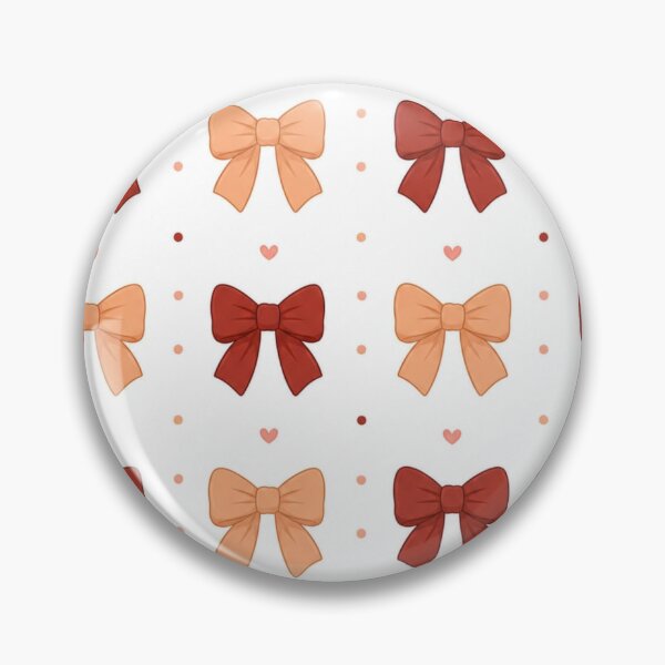Item preview, Burgundy & Peach Bow Pattern – Cute Coquette Aesthetic designed and sold by itxelaraStudio.