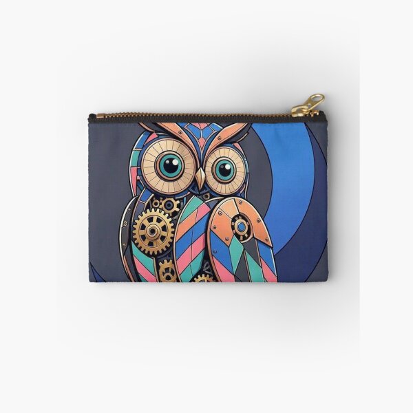Item preview, Colorful Mechanical Owl Perched on Branch designed and sold by Owcomm.