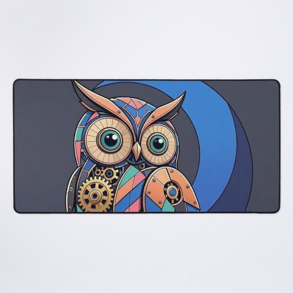 Item preview, Colorful Mechanical Owl Perched on Branch designed and sold by Owcomm.