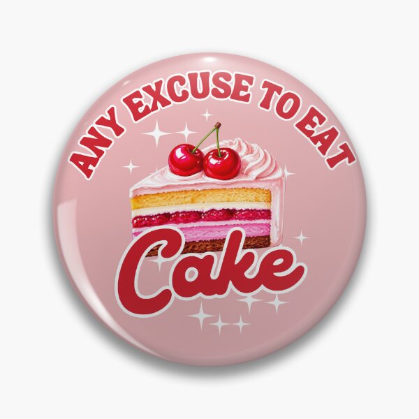 Item preview, Born To Eat Cake – Cherry Cake Slice  designed and sold by Shedronpanda.