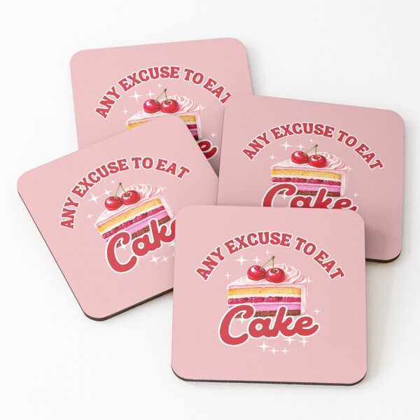 Item preview, Born To Eat Cake – Cherry Cake Slice  designed and sold by Shedronpanda.