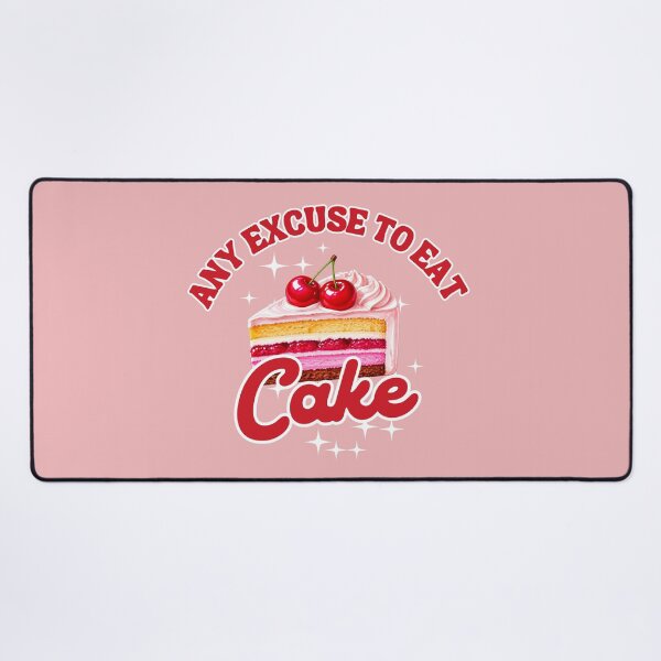 Item preview, Born To Eat Cake – Cherry Cake Slice designed and sold by Shedronpanda.