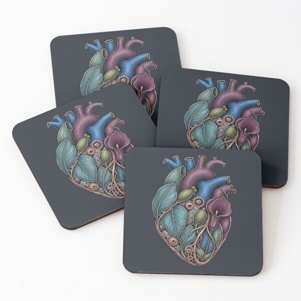 Item preview, Mechanical Botanical Heart Anatomical Illustration designed and sold by Owcomm.