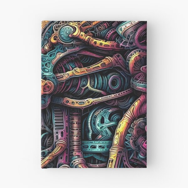 Item preview, Imaginary Fantasy Surreal Sci-Fi Colorful Robot Skull Design designed and sold by DEC02.