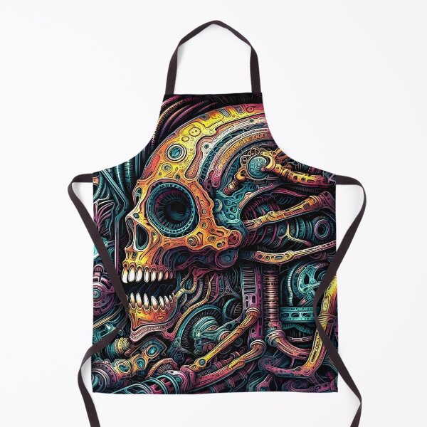 Item preview, Imaginary Fantasy Surreal Sci-Fi Colorful Robot Skull Design designed and sold by DEC02.