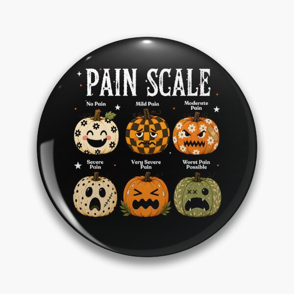 Item preview, Halloween Nurse Pain Scale designed and sold by hesotendes.