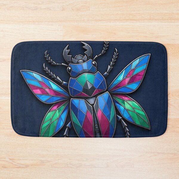 Item preview, Stained Glass Mechanical Beetle Insect designed and sold by Owcomm.