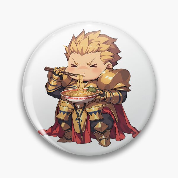 Item preview, Gilgamesh Fate Grand Order Chibi Ramen Feast designed and sold by mildaclairmo.