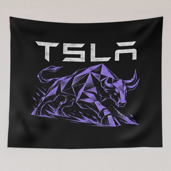 Item preview, TSLA Bull Run Stock Trader Design designed and sold by TEEJAMBOREE.