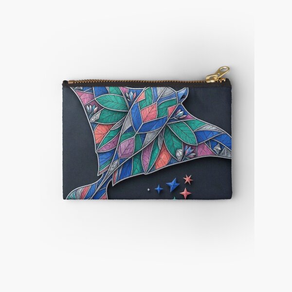 Item preview, Stained Glass Manta Ray Ocean Dream designed and sold by Owcomm.