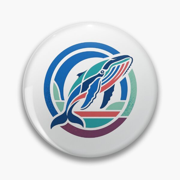 Item preview, Majestic Blue Whale Ocean Wave Graphic designed and sold by Owcomm.