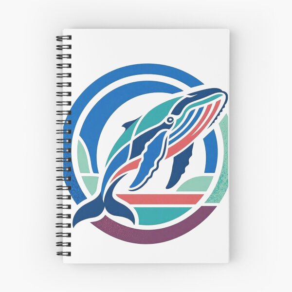 Item preview, Majestic Blue Whale Ocean Wave Graphic designed and sold by Owcomm.
