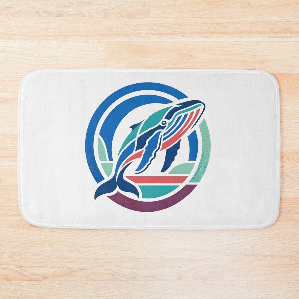 Item preview, Majestic Blue Whale Ocean Wave Graphic designed and sold by Owcomm.