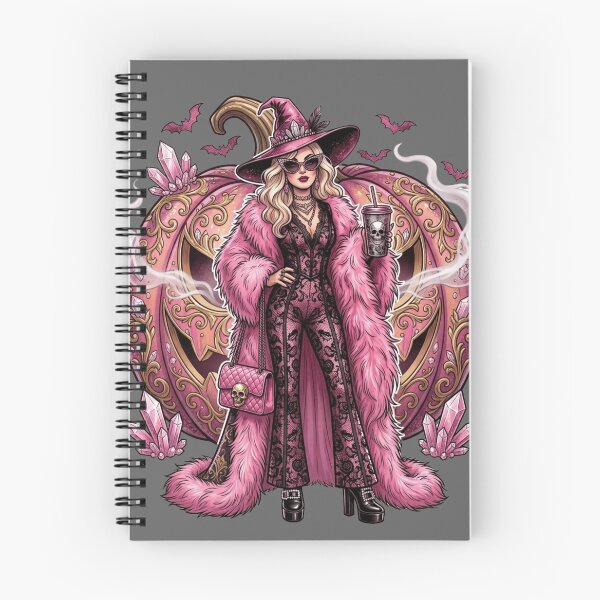 Item preview, Glam Pink Witch Halloween Classy Sassy and Spooky Pink Witch Fashion designed and sold by BreezifyDesignStudio.