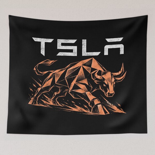 Item preview, TSLA Bull Run Stock Trader Design designed and sold by TEEJAMBOREE.