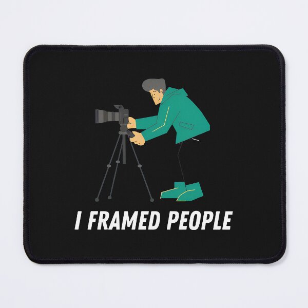 Item preview, I Framed People Photography Video Camera Humor Gift designed and sold by buqrpzqhr.