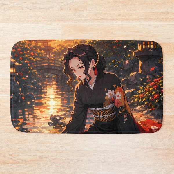 Item preview, Muzan Kibutsuji Demon Slayer Koi Pond Autumn Sunset designed and sold by mildaclairmo.