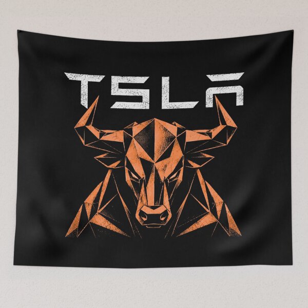 Item preview, TSLA Bull Run Stock Trader Design designed and sold by TEEJAMBOREE.