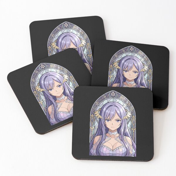 Item preview, Quinella Sword Art Online Violet Angelic Stained Glass Waifu Portrait designed and sold by mildaclairmo.