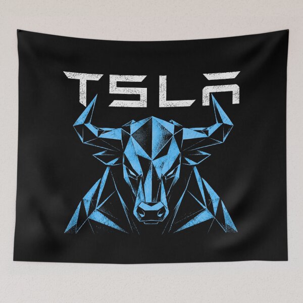 Item preview, TSLA Bull Run Stock Trader Design designed and sold by TEEJAMBOREE.