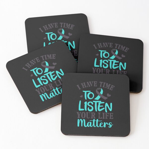 Item preview, I Have Time To Listen Your Life Matters Ribbon designed and sold by buqrpzqhr.
