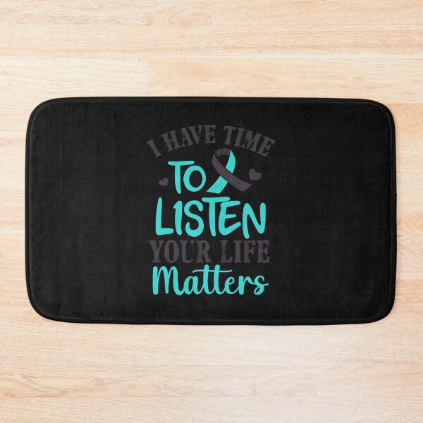 Item preview, I Have Time To Listen Your Life Matters Ribbon designed and sold by buqrpzqhr.