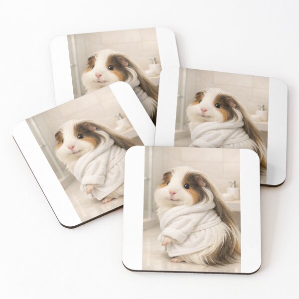 Item preview, Cozy Bathrobe Sheltie Guinea Pig designed and sold by Sillytoe.
