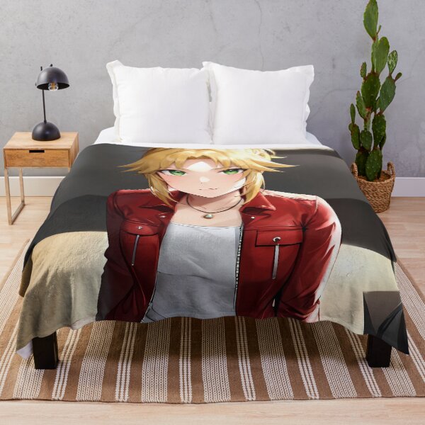 Item preview, Mordred Fate Grand Order Red Jacket Window Light Casual Mood designed and sold by BrianRayan.