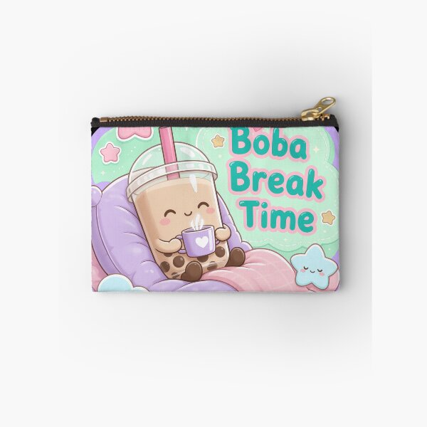 Item preview, Cute Boba Drink Cozy Break Time Kawaii designed and sold by DesertMoonArts.