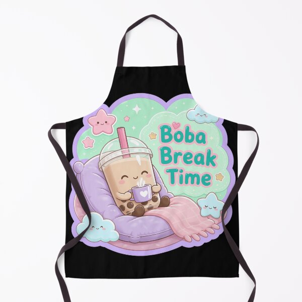 Item preview, Cute Boba Drink Cozy Break Time Kawaii designed and sold by DesertMoonArts.