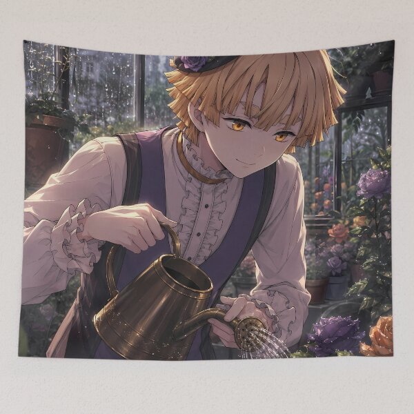 Item preview, Zenitsu Agatsuma Demon Slayer Rainy Rose Greenhouse designed and sold by BrianRayan.