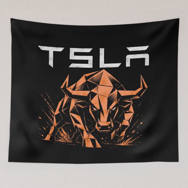 Item preview, TSLA Bull Run Stock Trader Design designed and sold by TEEJAMBOREE.