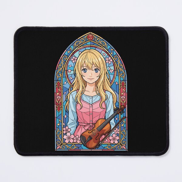 Item preview, Kaori Miyazono Your Lie In April Spring Violin Stained Glass Smile designed and sold by mildaclairmo.