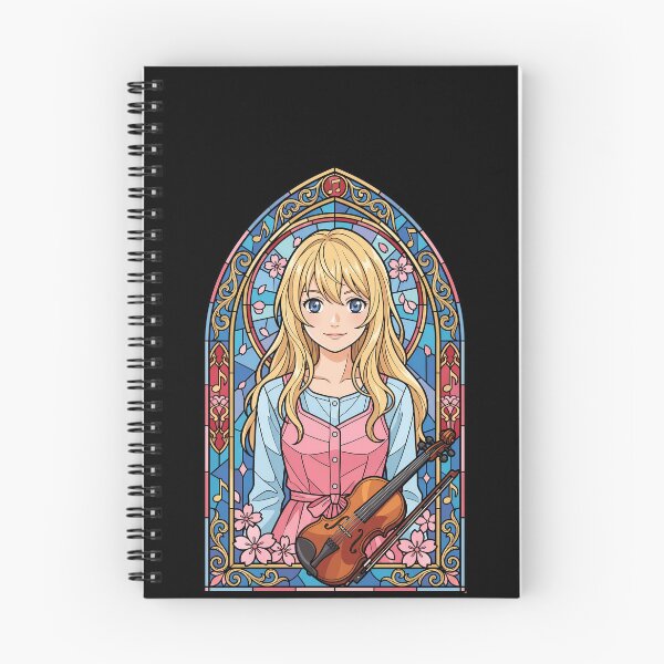 Item preview, Kaori Miyazono Your Lie In April Spring Violin Stained Glass Smile designed and sold by mildaclairmo.