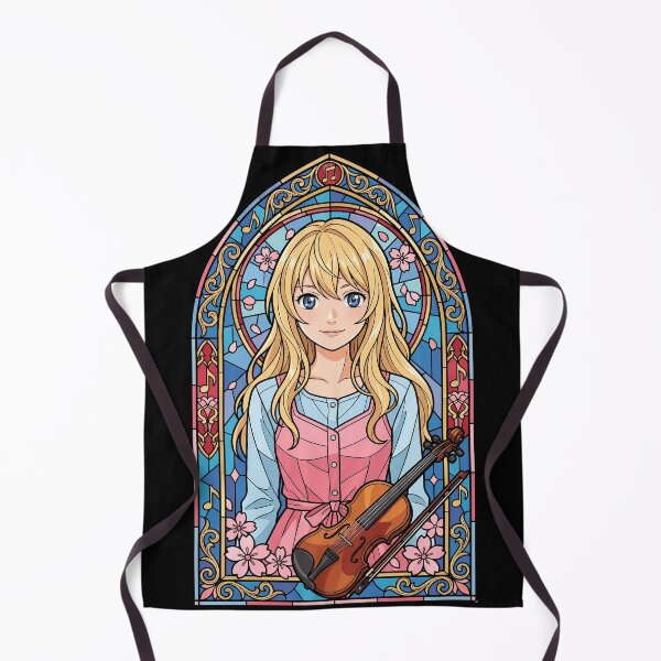 Item preview, Kaori Miyazono Your Lie In April Spring Violin Stained Glass Smile designed and sold by mildaclairmo.