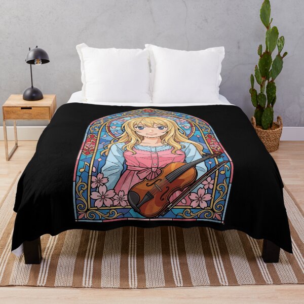 Item preview, Kaori Miyazono Your Lie In April Spring Violin Stained Glass Smile designed and sold by mildaclairmo.