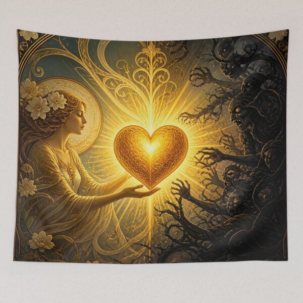 Item preview, Light Defeats the Darkness designed and sold by HumaneHuman Creates.