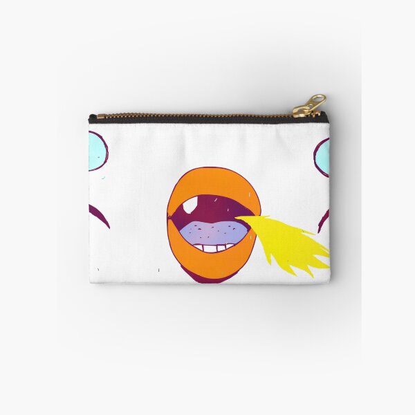 Item preview, Creepy Orange Face Spitting Yellow Fire designed and sold by Oddity-Palette.