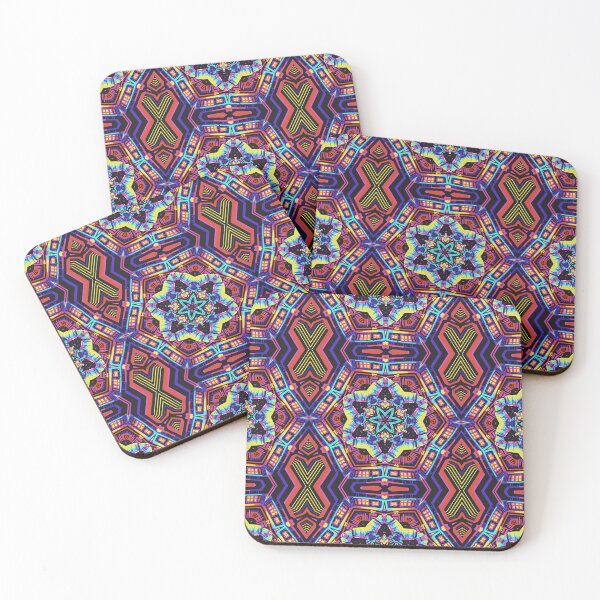 Item preview, Retro Future Mandala (pattern) designed and sold by Cathedral of Curiosity.