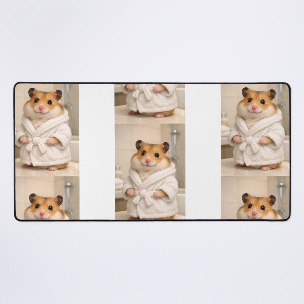 Item preview, Cozy Bathrobe Syrian Hamster designed and sold by Sillytoe.