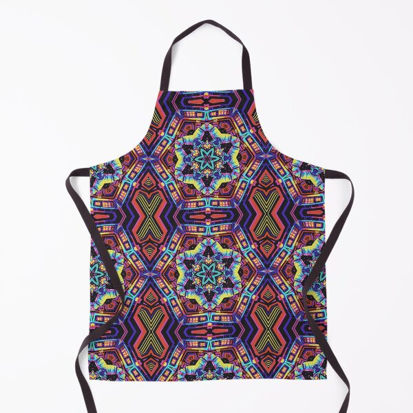Item preview, Retro Future Mandala (pattern) designed and sold by Cathedral of Curiosity.