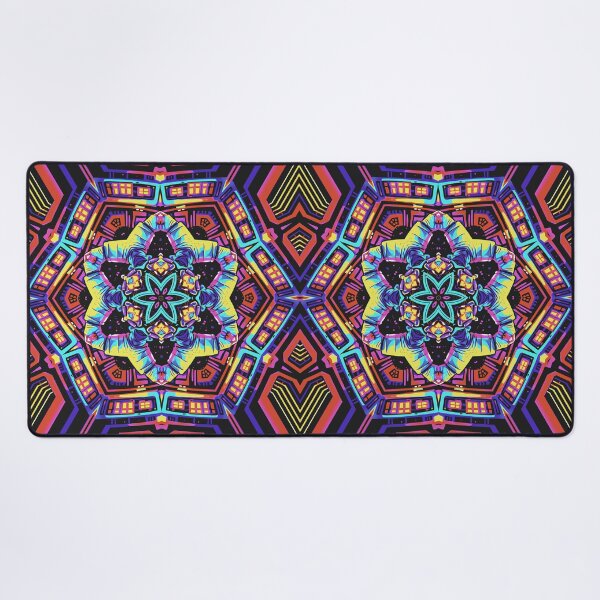 Item preview, Retro Future Mandala (pattern) designed and sold by Cathedral of Curiosity.
