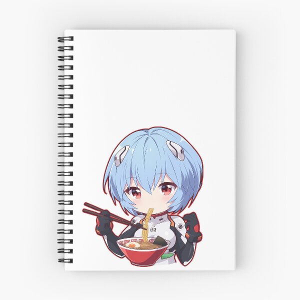 Item preview, Rei Ayanami Neon Genesis Evangelion Kawaii Ramen Calm designed and sold by mildaclairmo.